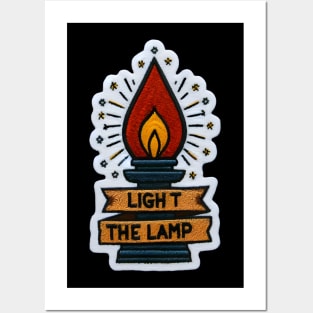 Light the lamp Posters and Art